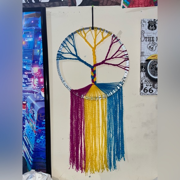colorful handmade dream catcher